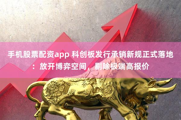 手机股票配资app 科创板发行承销新规正式落地：放开博弈空间，剔除极端高报价